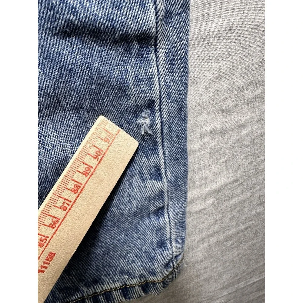 Levi's 505 Jeans Men's 33x32 Light Wash Denim Straight Leg Regular 100% Cotton